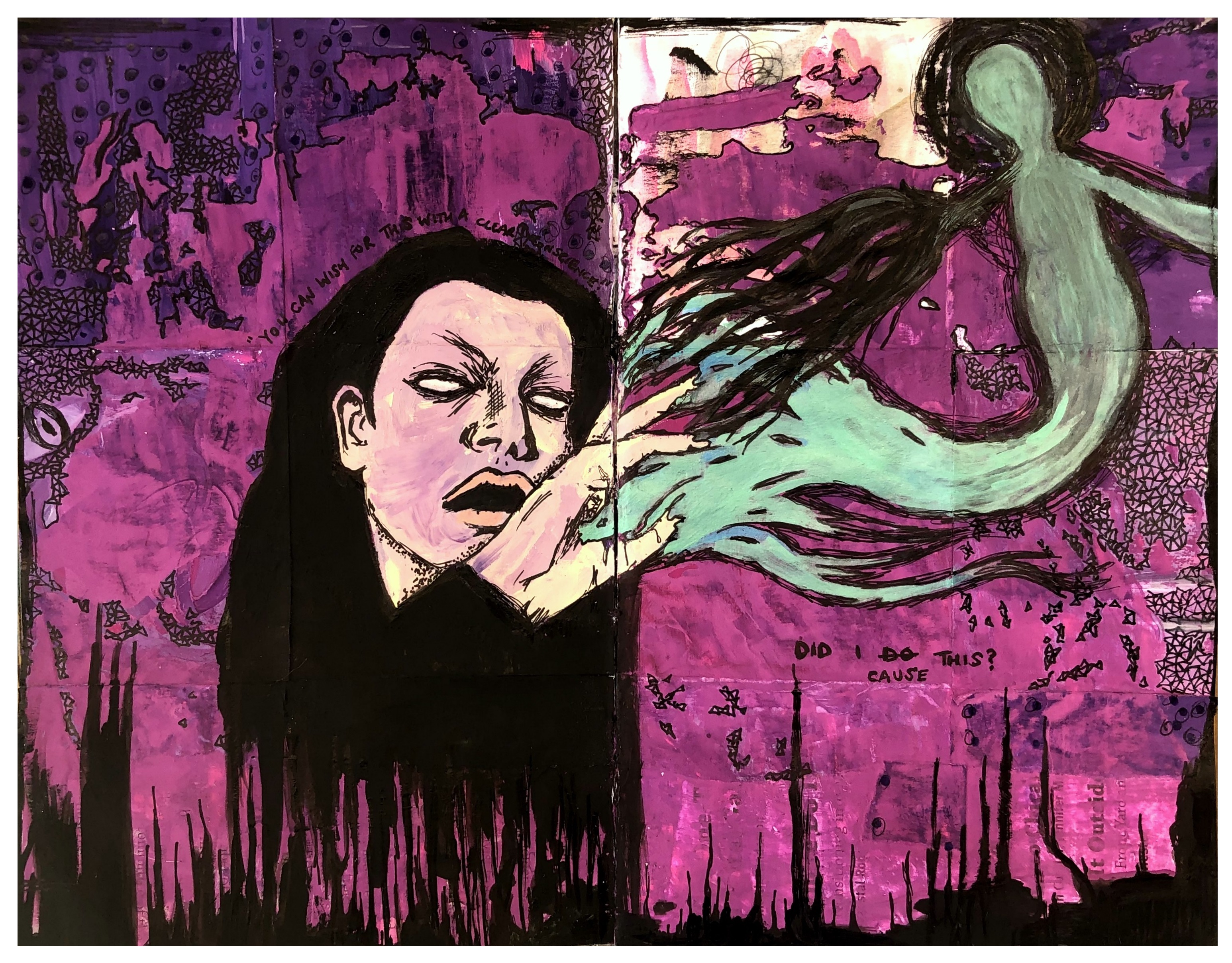 Anxious Millennial Art Journal (July-April 2021)