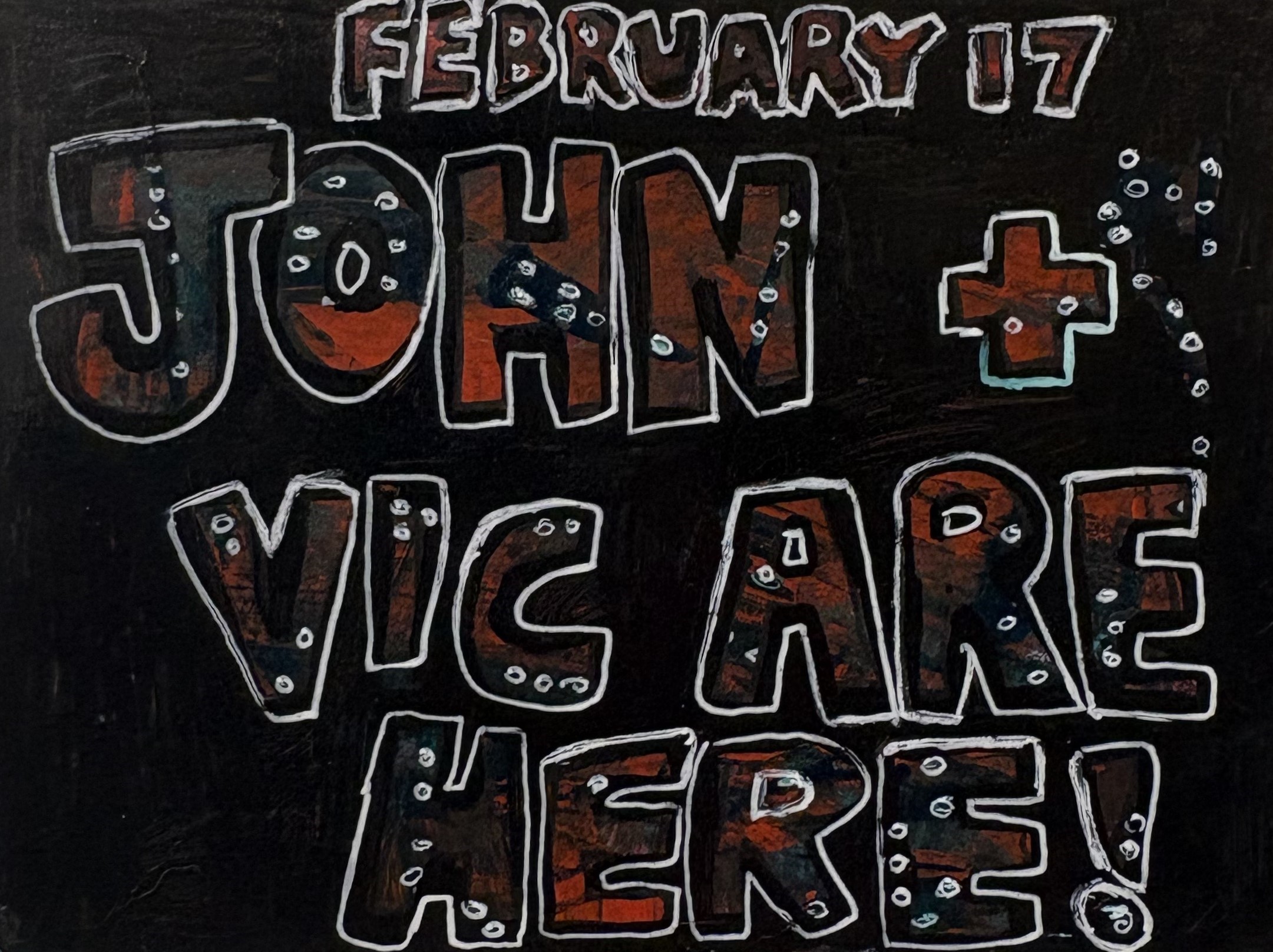 An art journal illustration about my brother and sister-in-law coming to visit me in Los Angeles.