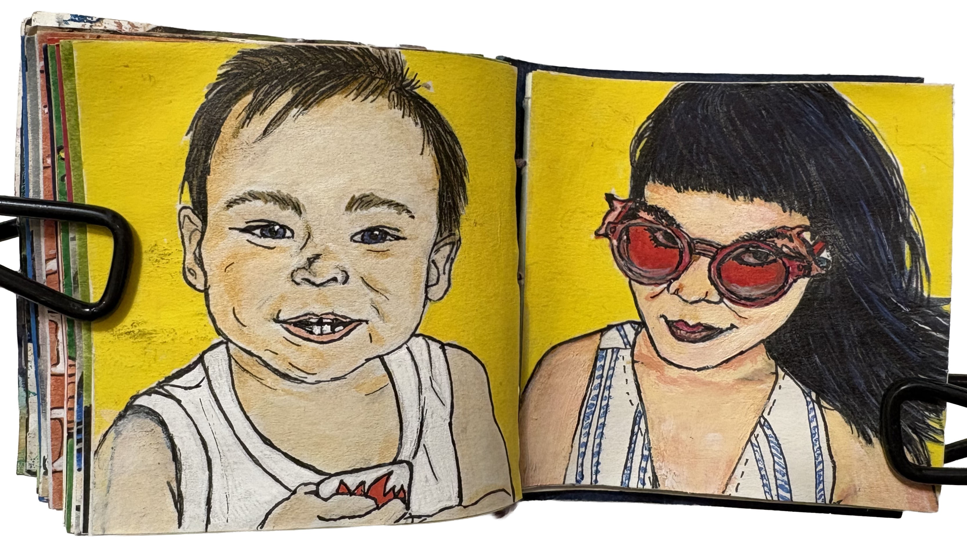 Commissioned post-it portraits for Instagram followers.